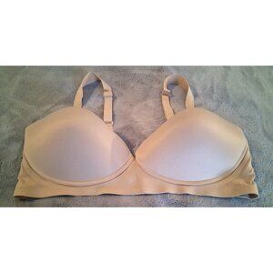 Bali Comfort Revolution Soft Wireless Full Coverage Bra 3462 Beige 3XL $48